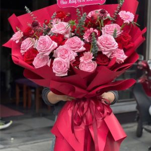 Hoa bó chúc mừng